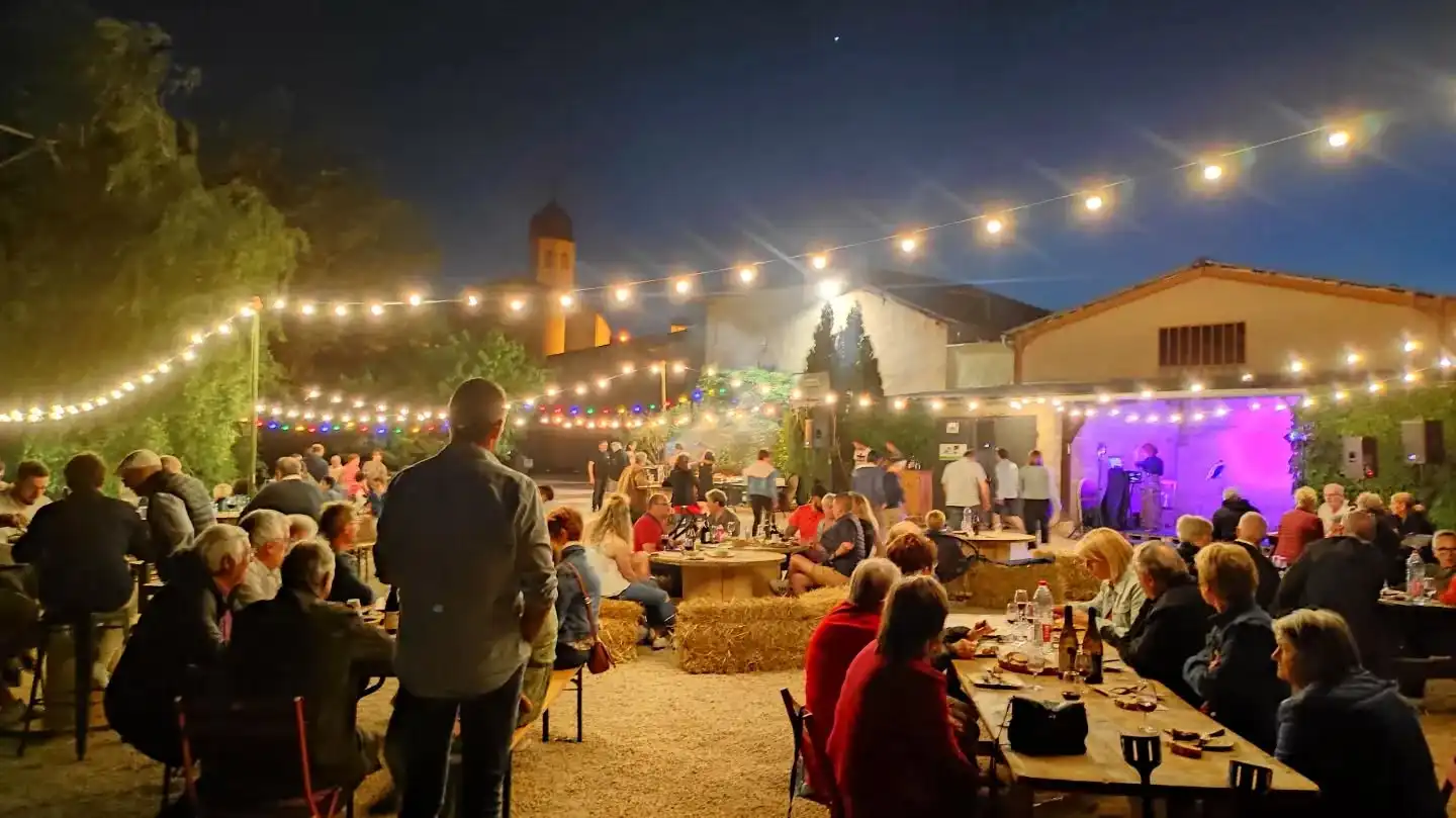 Soirée vigneronne typique du Beaujolais à Chiroubles