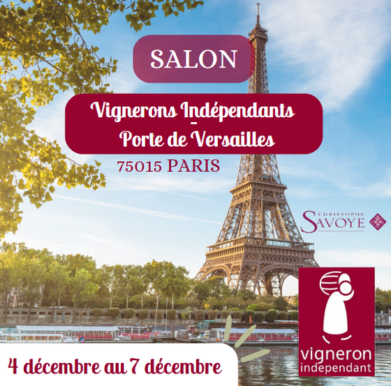 Salon des vins des Vignerons Indépendants - Paris -                                 4 DÉCEMBRE au 7 DECEMBRE 2025